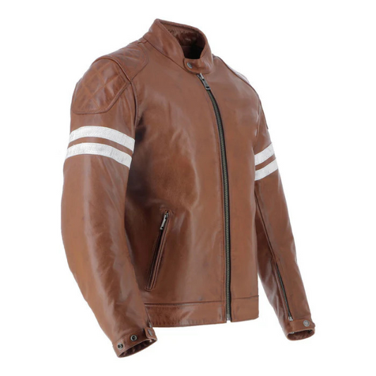 Men's Helstons Jake Speed Motorcycle Leather Jacket