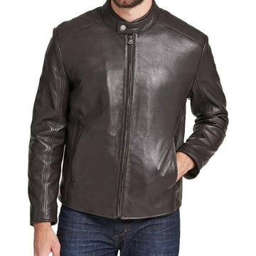Refined Rider Leather Moto Jacket