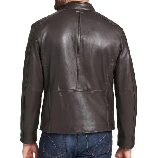 Refined Rider Leather Moto Jacket