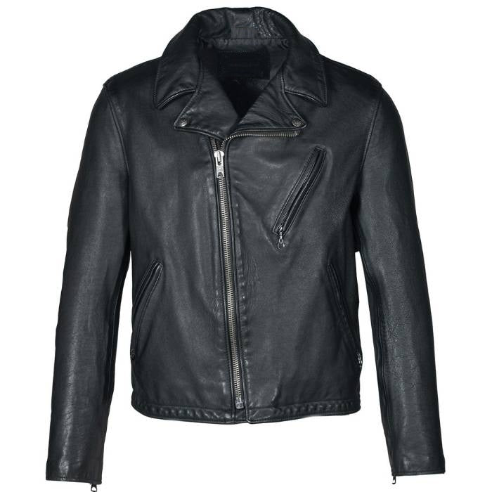 Rustic Handmade Leather Moto Jacket