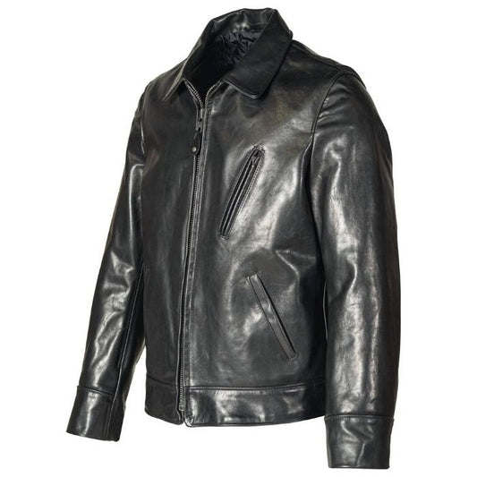 Urban Waxed Leather Biker Jacket